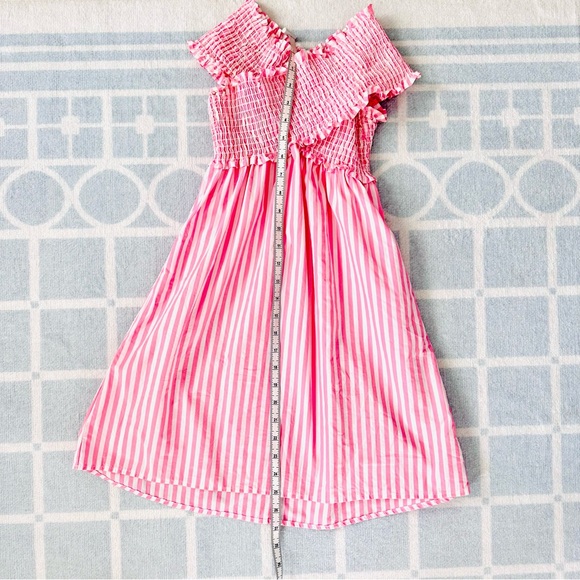 Show Me Your Mumu x Barbie Collab Pink & White Smocked Dress NWOT/Like New Sz S - Picture 12 of 12